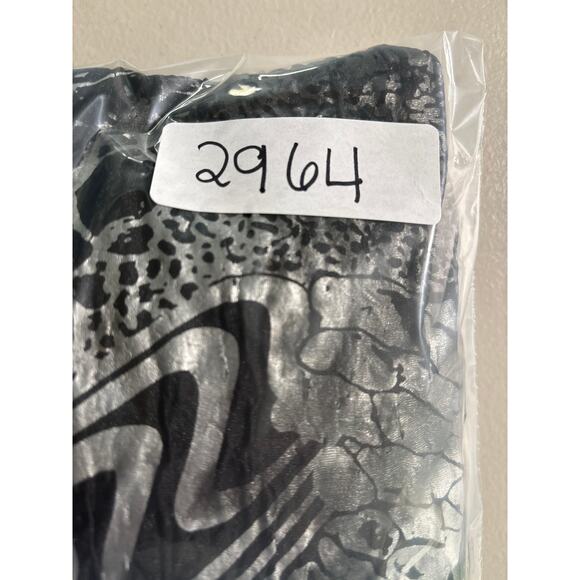 Michael Tyler Women's Size Large Black Animal Print Abstract Casual Office Dress - Picture 10 of 10